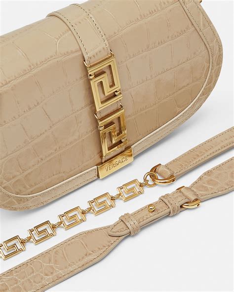 sacoche femme versace|versace croc shoulder bags.